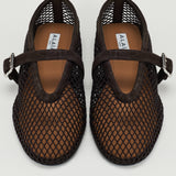 Alaïa Fishnet ballet flats