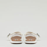 Alaïa Fishnet leather-trimmed flats