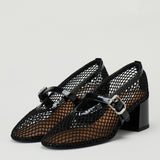 Alaïa Mesh babies pumps 55