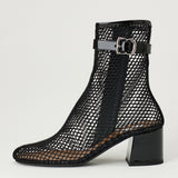 Alaïa Fishnet ankle boots