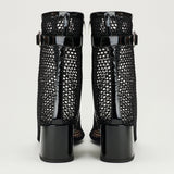 Alaïa Fishnet ankle boots