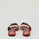 Dolce & Gabbana Raffia flat slides