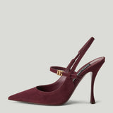 Dolce & Gabbana Suede slingback pumps
