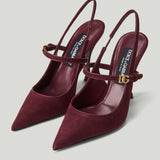 Dolce & Gabbana Suede slingback pumps