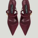 Dolce & Gabbana Suede slingback pumps