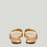 Dolce & Gabbana Crystal DG leather sandals