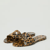 Dolce & Gabbana Bianca leopard-print rubber flats