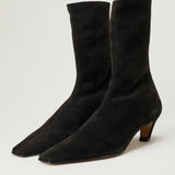 Khaite Arizona suede ankle boots