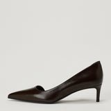 Khaite Jett D'Orsay leather pumps