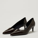 Khaite Jett D'Orsay leather pumps