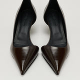Khaite Jett D'Orsay leather pumps