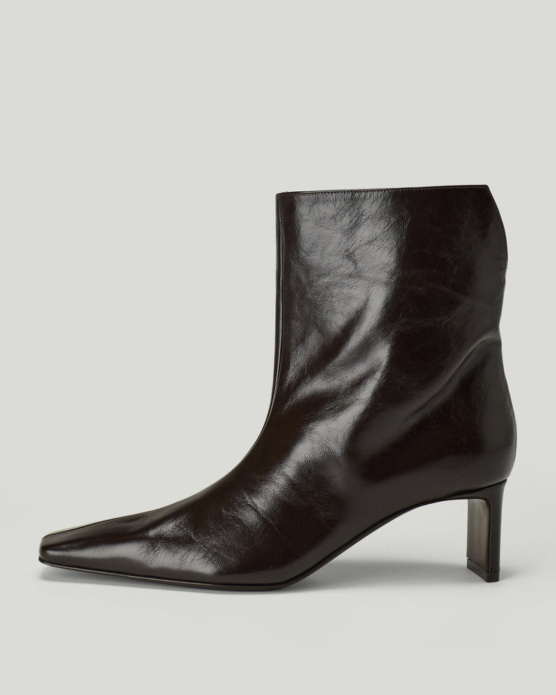 Khaite Ona leather ankle boots