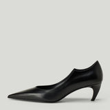 KHAITE Valerie low leather pumps