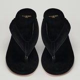Balenciaga Gaeta 90 velvet wedge sandals