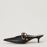 Balenciaga City embellished leather mules