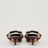 Balenciaga City embellished leather mules