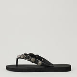 Balenciaga Cagole rubber flip flops