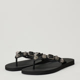 Balenciaga Cagole rubber flip flops