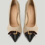 JW Anderson Buckle-detail leather pumps