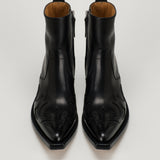 Maison Margiela Flame-embroidered cowboy boots