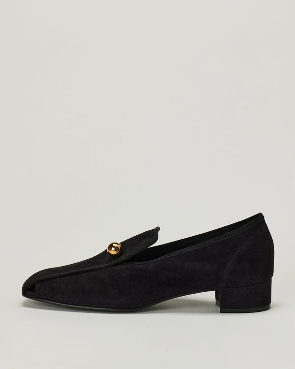 Herbert Levine Showtime suede loafer pumps