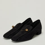 Herbert Levine Showtime suede loafer pumps