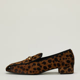 Herbert Levine Showtime leopard-print loafer pumps