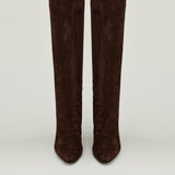 Herbert Levine Silhouette suede knee-high boots