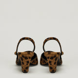 Herbert Levine Ask Around calf hair slingback pumps