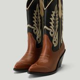 JOHANNA ORTIZ Alma Latina embroidered leather boots
