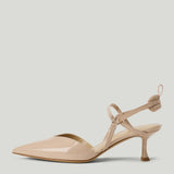 Fendi Very Colibrì leather slingback pumps
