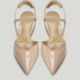 Fendi Very Colibrì leather slingback pumps
