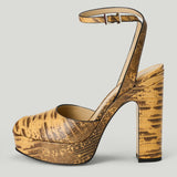 Fendi After 9 printed calfskin sandals