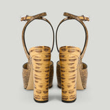 Fendi After 9 printed calfskin sandals