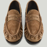 Saint Laurent Le Loafer supple suede loafers