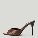 Saint Laurent Babylone leather sandals