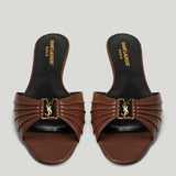 Saint Laurent Babylone smooth leather slides