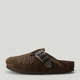 Etro Etro x Birkenstock Boston embroidered clogs