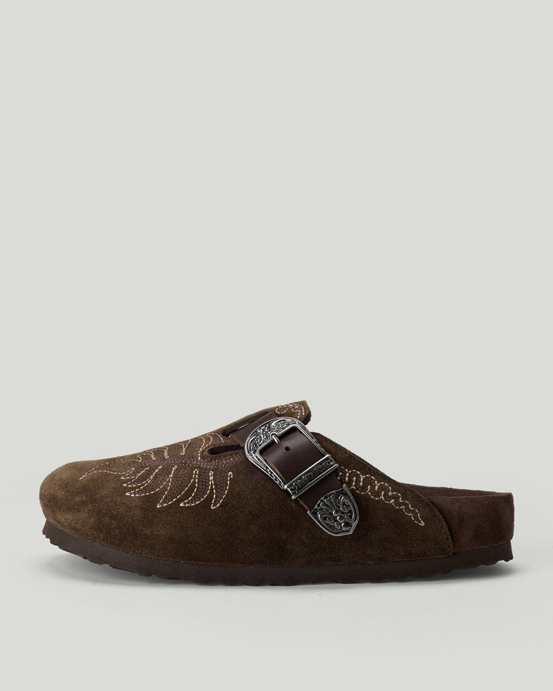 Etro Etro x Birkenstock Boston embroidered clogs