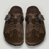 Etro Etro x Birkenstock Boston embroidered clogs