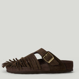 Etro Etro x Birkenstock Gizeh fringed suede sandals