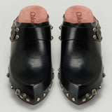 Chloé Talis studded leather clogs