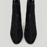 Alaïa Vienne 100 suede ankle boots