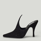 Alaïa suede mules