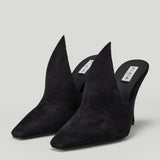 Alaïa suede mules