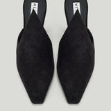 Alaïa suede mules