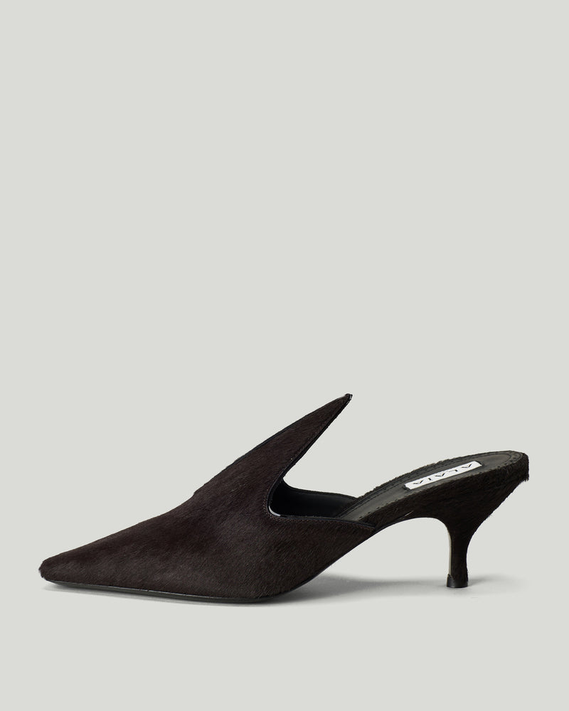 ALAÏA Haircalf mules