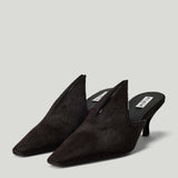ALAÏA Haircalf mules