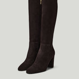 Gianvito Rossi 85 suede knee boots