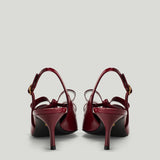 Dolce & Gabbana Patent-leather slingback pumps